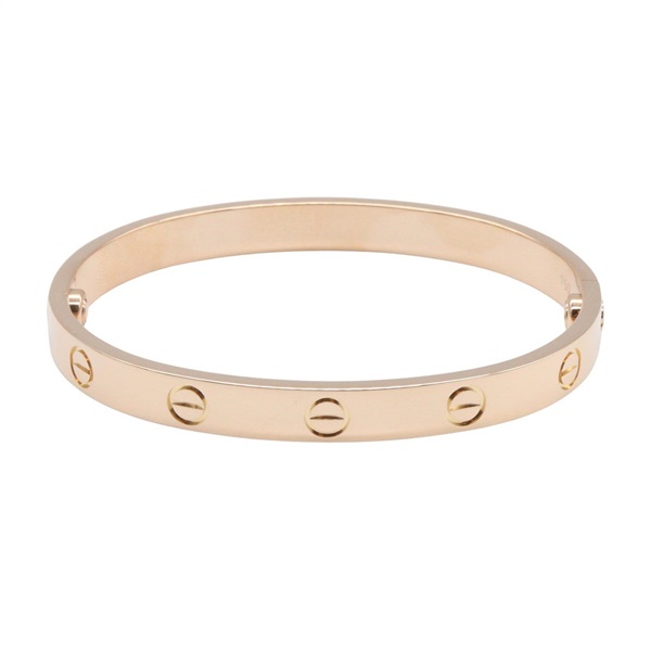CARTIER Love Bracelet 18KPG Pink Rose Gold Used Women #16