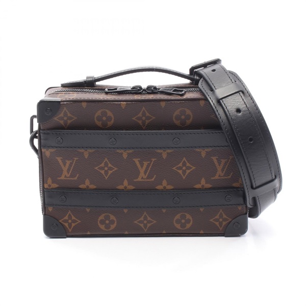 LOUIS VUITTON steering wheel soft trunk crossbody Handbag M45935 canvas brown BK