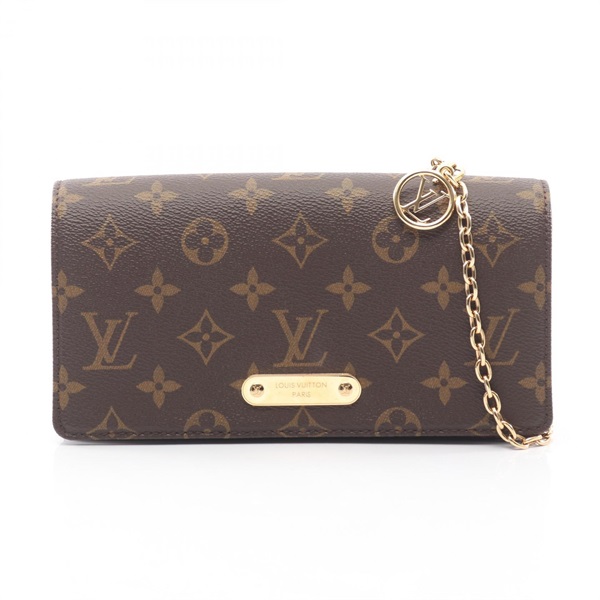 LOUIS VUITTON Wallet on Chain Lily Shoulder Bag M82509 Monogram canvas Used LV