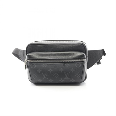 LOUIS VUITTON Bum outdoor Waist belt bag M30245 Taigalama leather Noir used