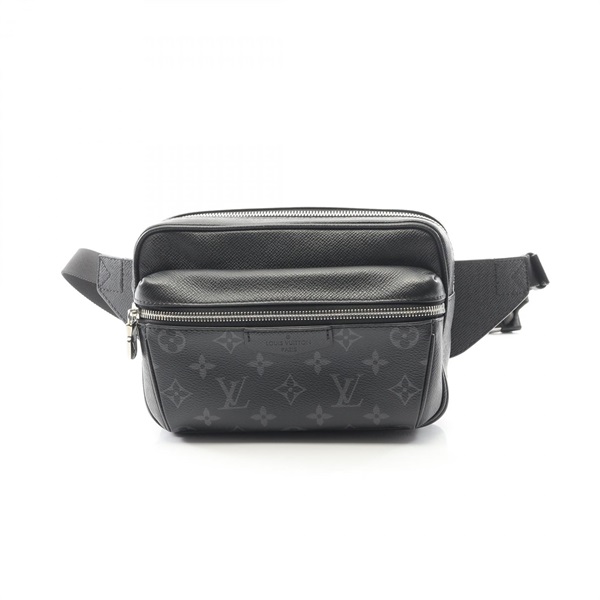 LOUIS VUITTON Bum outdoor Waist belt bag M30245 Taigalama leather Noir used