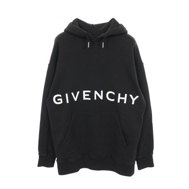 GIVENCHY 4G Logo Hoodie cotton Black #XS Used mens