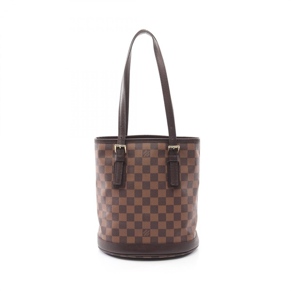 LOUIS VUITTON Marais Bucket Shoulder Tote HandBag N42240 Damier Ebene Used LV