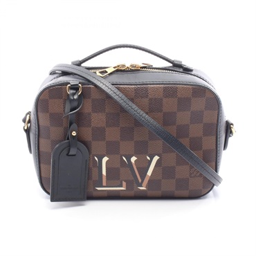 LOUIS VUITTON Santa Monica Shoulder crossbody Bag N40189 Damier Ebene Noir used