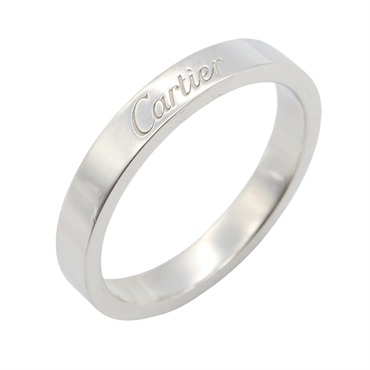 CARTIER C de Cartier Ring Pt950 Platinum #53 Used Unisex US Size 6.25