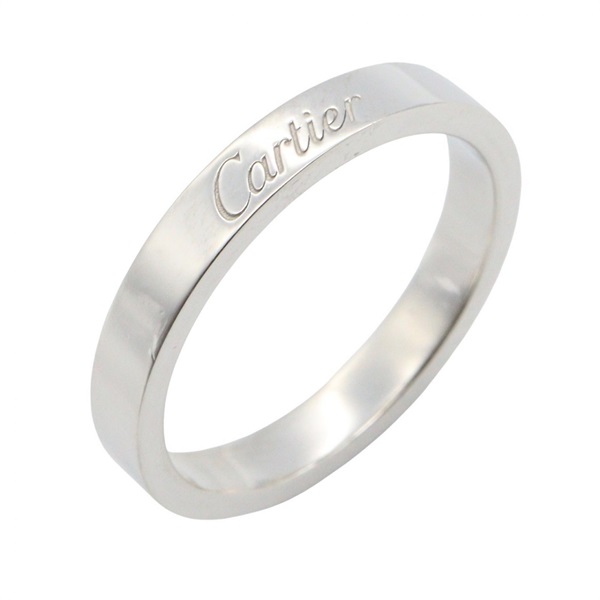CARTIER C de Cartier Ring Pt950 Platinum #53 Used Unisex US Size 6.25