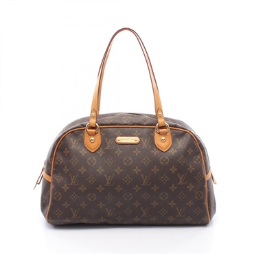 LOUIS VUITTON Montorgueil GM Shoulder Bag M95566 Monogram canvas leather Used LV