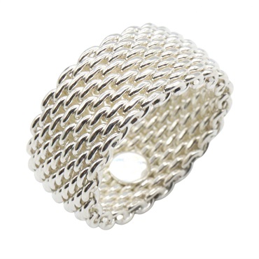 TIFFANY＆CO Somerset Ring Silver925 Used unisex US size 5