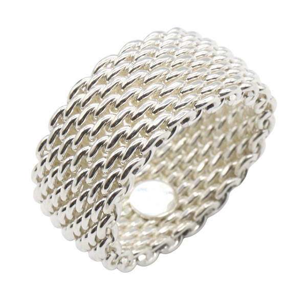 TIFFANY＆CO Somerset Ring Silver925 Used unisex US size 5