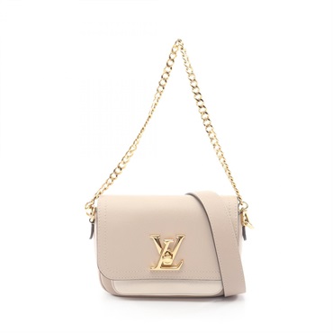 LOUIS VUITTON Lockme Tender chain shoulder crossbody Handbag M58554 leather LV