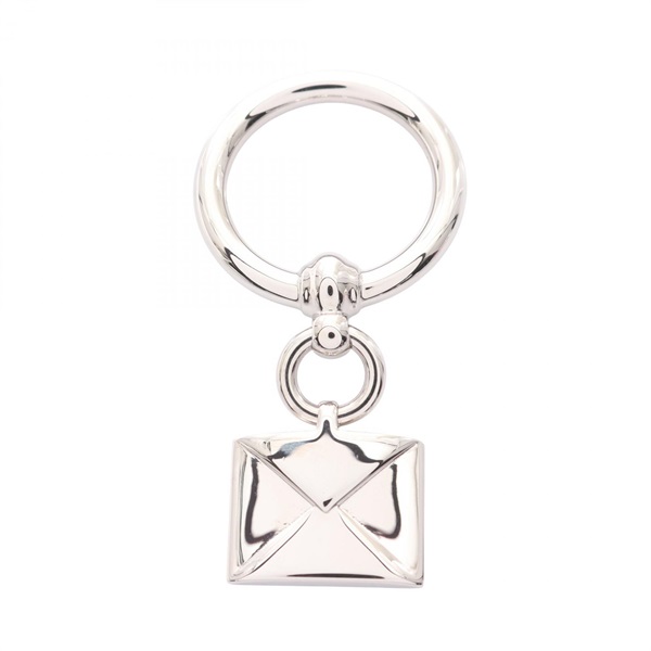 HERMES Envelope Scarf ring metal SHW Used Women