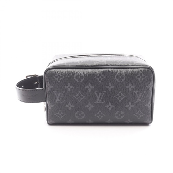 LOUIS VUITTON Locker Dopp Kit business clutch second bag M83113 Monogram Eclipse