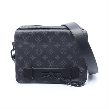 LOUIS VUITTON Steamer Messenger Shoulder crossbody Bag M45585 Monogram eclipse