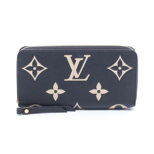 LOUIS VUITTON Zippy Wallet Bicolor Around long purse M80481 Monogram empreinte