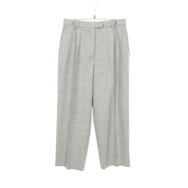 HERMES Pants pantalon #38 pt001 wool Gray Used Women