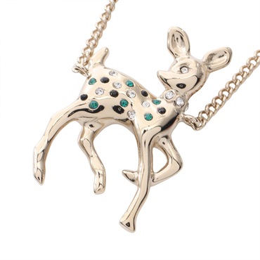CHANEL Years Gift 2025 COCO Mark Bambi Long Necklace GP Artificial pearl Women