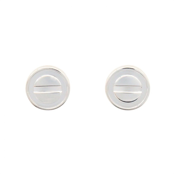 CARTIER Love earring Pierced earrings 18KWG White Gold Used women