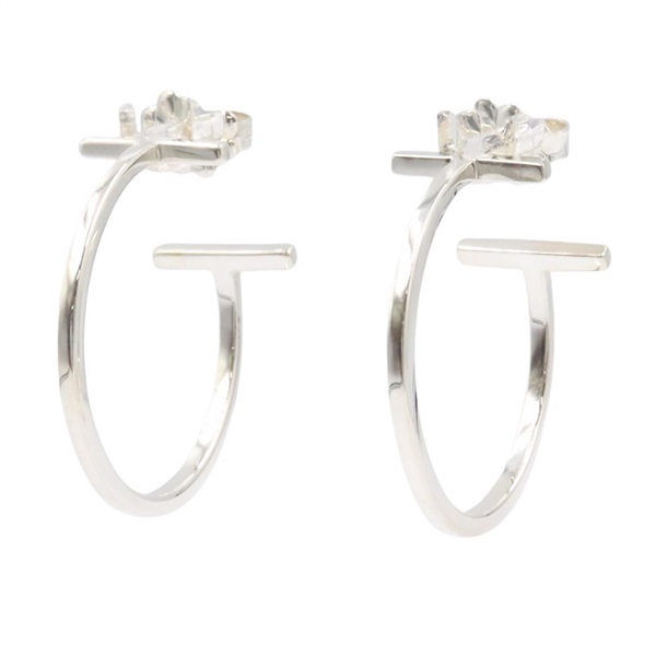 TIFFANY＆CO T-wire hoop Pierced earrings Silver925 Used women