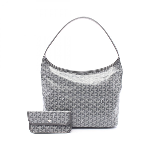 GOYARD Boheme Hobo Shoulder Handbag BOHEMEPMLTY51CL51P canvas leather Gray Used