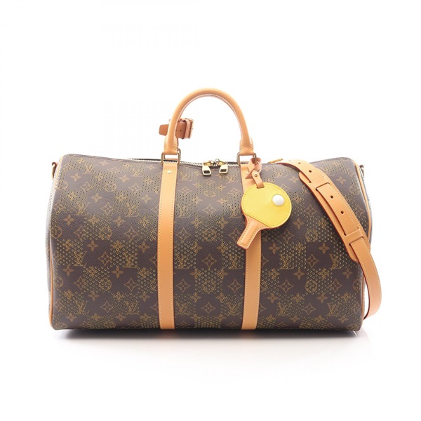 LOUIS VUITTON Keepall Bandouliere 50 Monogram Perforattion Travel Bag M29163 LV