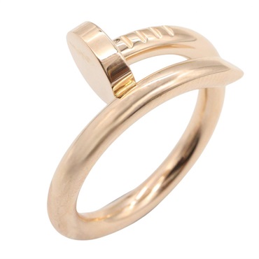 CARTIER Juste un Clou Ring 18KPG Pink Rose Gold Used Women US size 5.75 #50