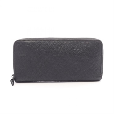 LOUIS VUITTON Zippy around long wallet M11721 Monogram Taurillon leather used LV