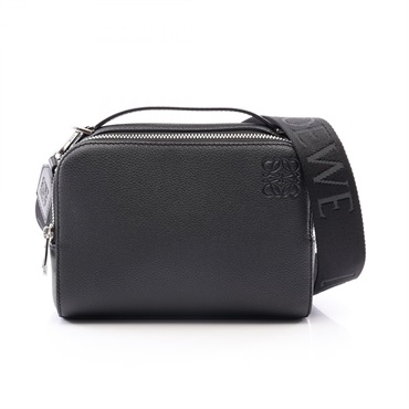 LOEWE Crossbody Camera Bag Shoulder Handbag C660R41X01 leather Black Used mens