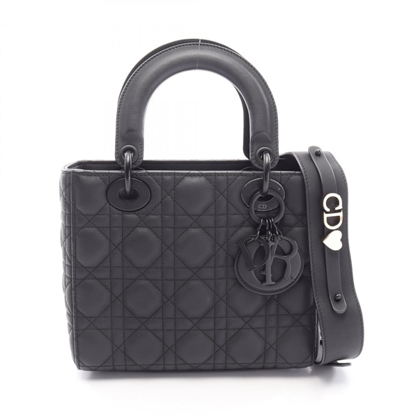 Christian Dior LADY DIOR MY ABCDIOR Small Cannage Handbag M0538SLOI_M989 leather
