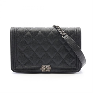 CHANEL Boy Chanel Matelasse chain crossbody Shoulder Bag AP1117 leather SHW BK