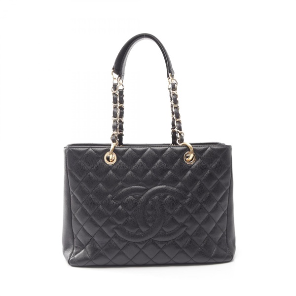CHANEL Matelasse Grand Shopping GST Tote chain shoulder Bag A50995 leather GHW