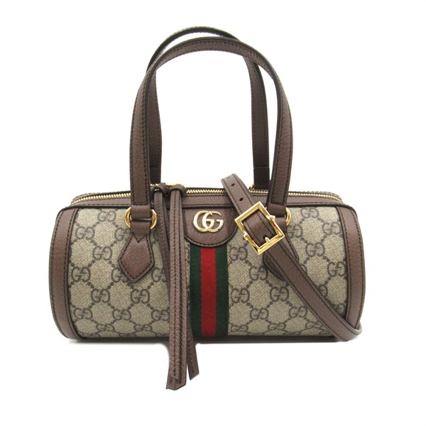 GUCCI Ophidia 2way Shoulder Boston Bag 602577 canvas Brown Used Women