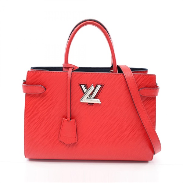 LOUIS VUITTON Twisted 2way tote shoulder Bag M54811 Epi leather Coquelicot used