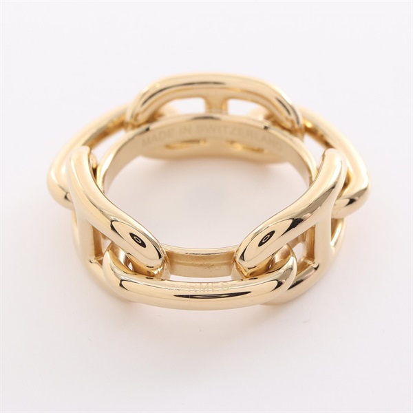 HERMES Chaine dAncre Scalf ring Gold Plated Used