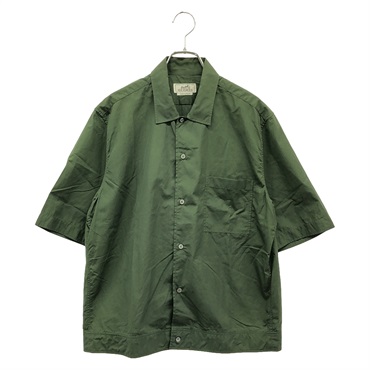HERMES Short sleeve shirt Tops cotton Khaki Used Women size 39