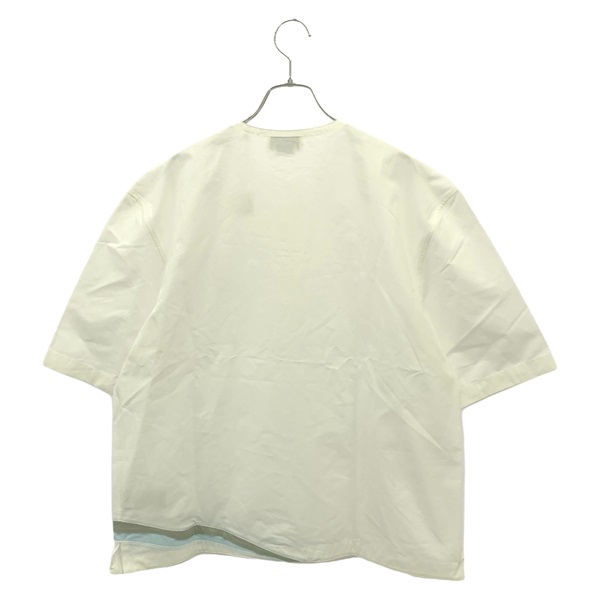 HERMES Short sleeve shirt Tops cotton White Used Women size 39