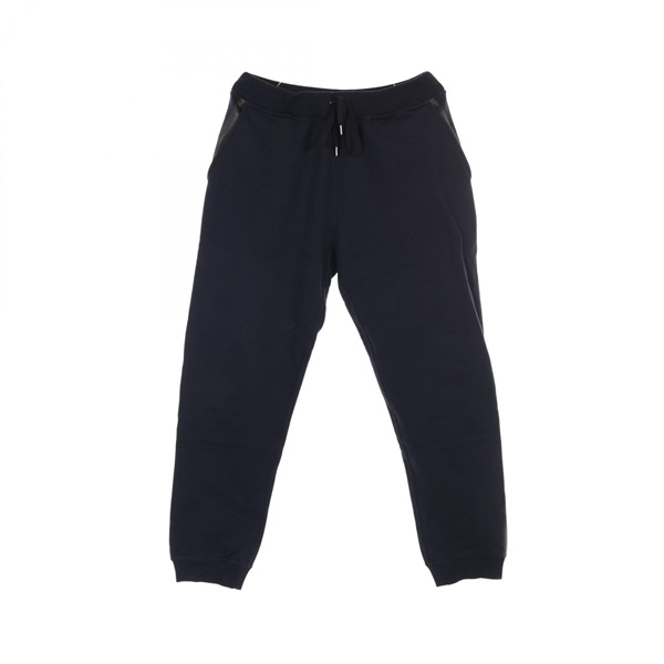 HERMES Pants M size cotton cashmere Navy Used mens