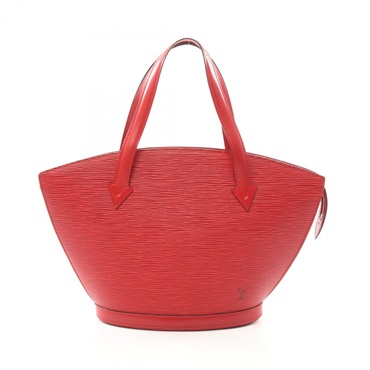 LOUIS VUITTON Saint Jacque Handbag M52277 Epi leather Red Used Women LV