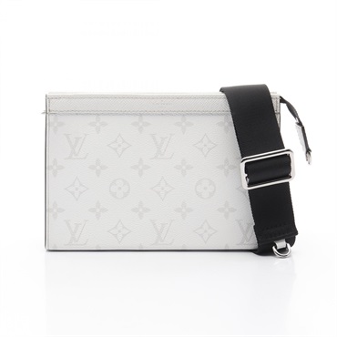 LOUIS VUITTON Gaston wearable wallet Shoulder Bag M30935 Taigarama White used LV