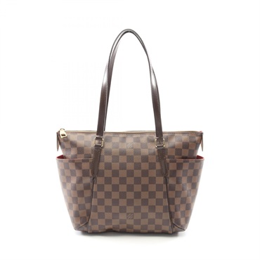 LOUIS VUITTON Totally PM Shoulder Tote Bag N41282 Damier Ebene Used Women LV