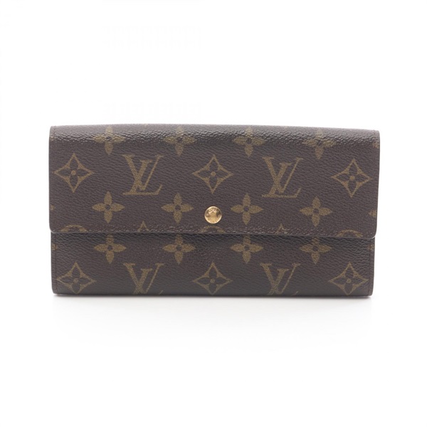 LOUIS VUITTON Portefeuille Sarah Bifold purse M61734 Monogram canvas Used Women