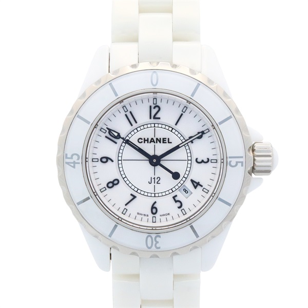 CHANEL J12 Wrist Watch H0968 Quartz ceramic Used Women