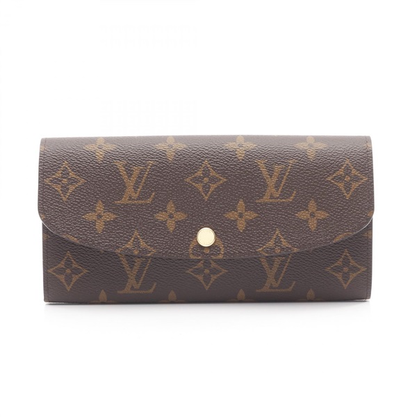 LOUIS VUITTON Portefeuille Emily Bifold wallet M60697 Monogram canvas Pink Used