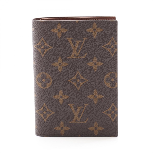 LOUIS VUITTON Couverture Passpole NM Card Case M64502 Monogram canvas Brown Used