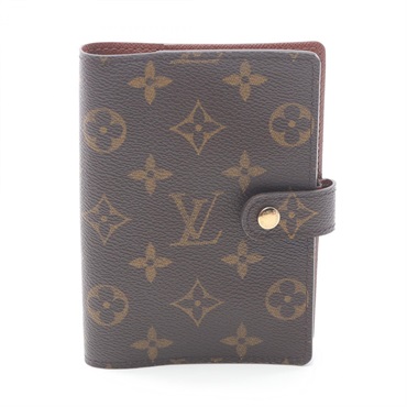 LOUIS VUITTON Agenda PM Notebook planner cover R20005 Monogram canvas Used LV