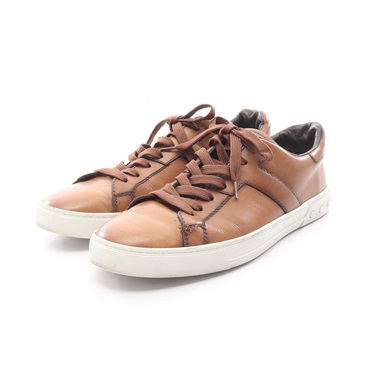 TOD'S sneakers leather Brown #8 Used mens