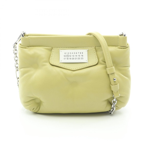 Maison Margiela 11 GLAM SLAM Shoulder Crossbody Bag S56WF0161 leather Lime Used