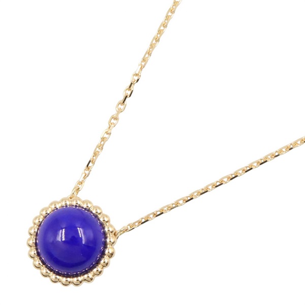 Van Cleef & Arpels Perlee Couleurs Lapis Lazuli Necklace 18KYG Yellow Gold Used
