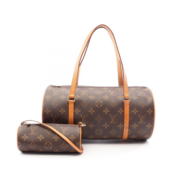 LOUIS VUITTON Papillon 30 Shoulder Hand Bag M51385 Monogram canvas Brown used LV