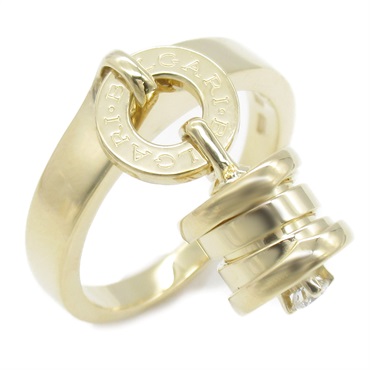 BVLGARI B-zero1 Diamond Element Ring 18KYG Yellow Gold Used US size 5.75