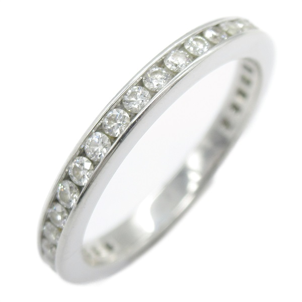 TIFFANY＆CO Full Eternity Diamond Ring Pt950 platinum US size 4.8 women Used